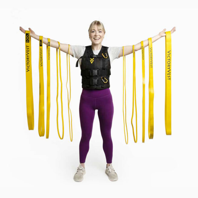 Victory Vest & Single Set of Resistance Bands & Door Anchor - Image 2